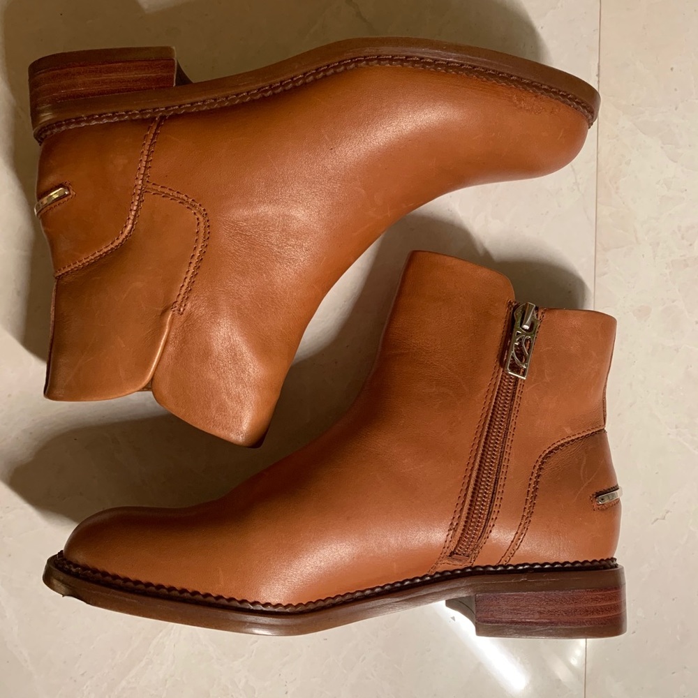NWT Franco Sarto Happily Cognac Boots
